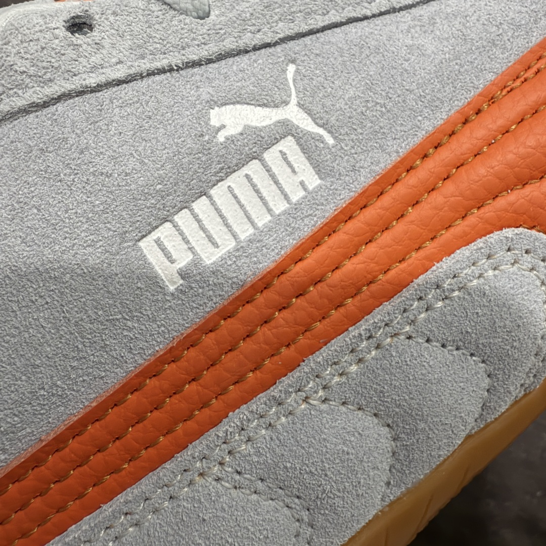 图片[3]-【CS纯原】Puma Speedcat OG Sparco 彪马罗马阿莫尔系列 复古运动休闲赛车跑鞋 绿橙 406329-40 市场第一梯队品质 版型 细节 烫金走线 完全碾压市场任意版本 欢迎对比🆚 工厂耗时3个月开发 原装档案原数据纸版楦型 采用固色翻毛皮鞋面材质(正确二次成型\’猛帮\’成型工艺🆚区别市面版本!!) 外置原数据开发轻量耐磨橡胶大底💪🏻 全球知名运动品牌PUMA宝马赛车系列 融合了宝马车队的标志性配色 以趣味十足又前卫复古的设计引领潮流 将赛道精神融入街头时尚 开启前卫竞速之旅 主打前卫复古风 Roma鞋款的鞋侧以复古的流线造型 缀以宝马经典Logo 巧妙吸睛 而Speedcat鞋款以亮眼三色条纹元素缀以舒适鞋面 赋予了独特的个性美学 演绎赛车的无尽能量 尺码：35.5-45-选品中心