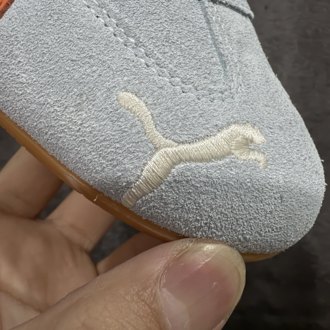 图片[5]-【CS纯原】Puma Speedcat OG Sparco 彪马罗马阿莫尔系列 复古运动休闲赛车跑鞋 绿橙 406329-40 市场第一梯队品质 版型 细节 烫金走线 完全碾压市场任意版本 欢迎对比🆚 工厂耗时3个月开发 原装档案原数据纸版楦型 采用固色翻毛皮鞋面材质(正确二次成型\’猛帮\’成型工艺🆚区别市面版本!!) 外置原数据开发轻量耐磨橡胶大底💪🏻 全球知名运动品牌PUMA宝马赛车系列 融合了宝马车队的标志性配色 以趣味十足又前卫复古的设计引领潮流 将赛道精神融入街头时尚 开启前卫竞速之旅 主打前卫复古风 Roma鞋款的鞋侧以复古的流线造型 缀以宝马经典Logo 巧妙吸睛 而Speedcat鞋款以亮眼三色条纹元素缀以舒适鞋面 赋予了独特的个性美学 演绎赛车的无尽能量 尺码：35.5-45-选品中心