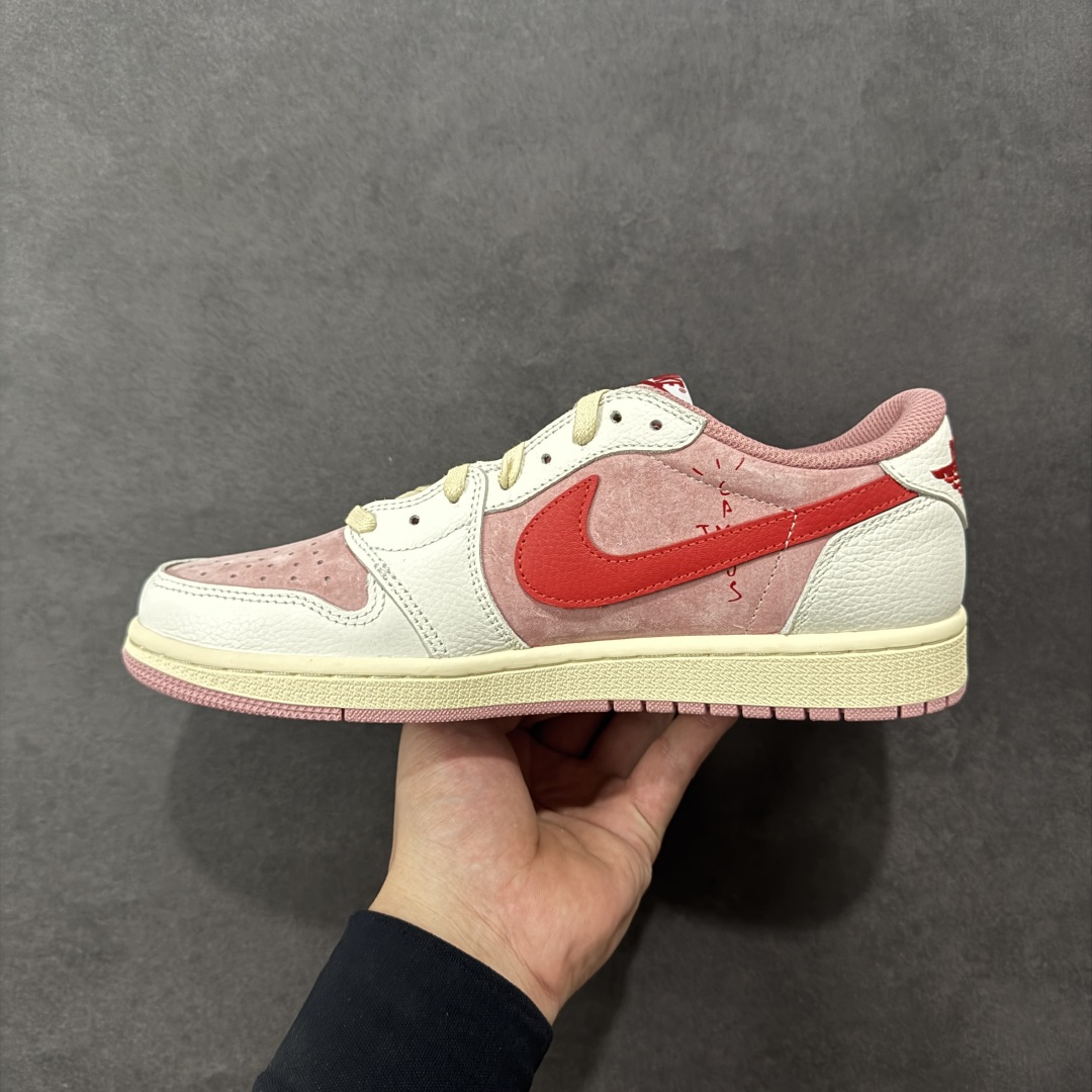 图片[2]-【公司级】Nike Air Jordan 1 x Travis Scott AJ1倒勾 乔一倒钩 耐克 低帮文化篮球鞋 完美品质出货 细节如图所示 鞋面切割工整 冲孔整齐干净 中底拉帮线 整体清洁度非常好 货号：DM7866-100 尺码：36 36.5 37.5 38 38.5 39 40 40.5 41 42 42.5 43 44 45 46 47 尺码：36～47.5 编码：FSB270280-选品中心
