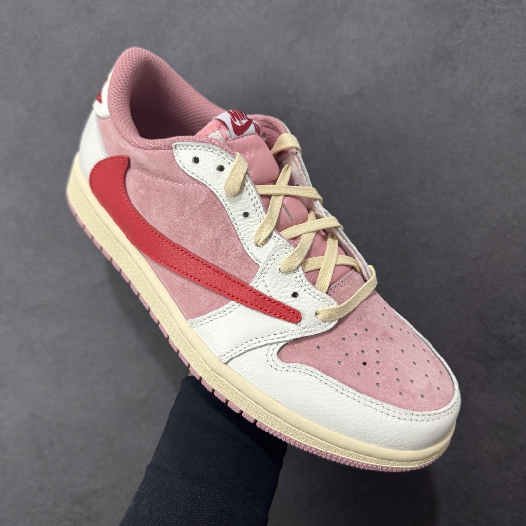 图片[3]-【公司级】Nike Air Jordan 1 x Travis Scott AJ1倒勾 乔一倒钩 耐克 低帮文化篮球鞋 完美品质出货 细节如图所示 鞋面切割工整 冲孔整齐干净 中底拉帮线 整体清洁度非常好 货号：DM7866-100 尺码：36 36.5 37.5 38 38.5 39 40 40.5 41 42 42.5 43 44 45 46 47 尺码：36～47.5 编码：FSB270280-选品中心