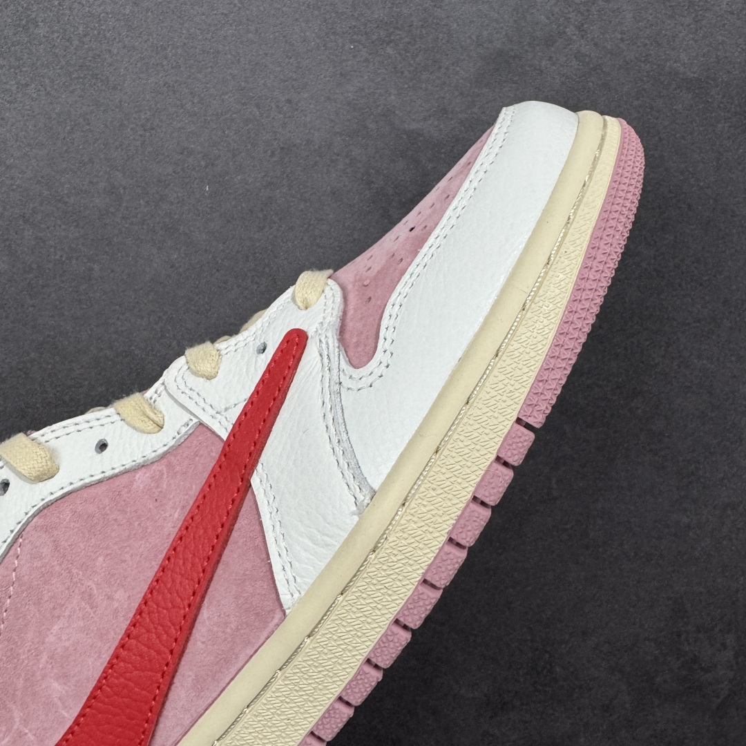 图片[5]-【公司级】Nike Air Jordan 1 x Travis Scott AJ1倒勾 乔一倒钩 耐克 低帮文化篮球鞋 完美品质出货 细节如图所示 鞋面切割工整 冲孔整齐干净 中底拉帮线 整体清洁度非常好 货号：DM7866-100 尺码：36 36.5 37.5 38 38.5 39 40 40.5 41 42 42.5 43 44 45 46 47 尺码：36～47.5 编码：FSB270280-选品中心