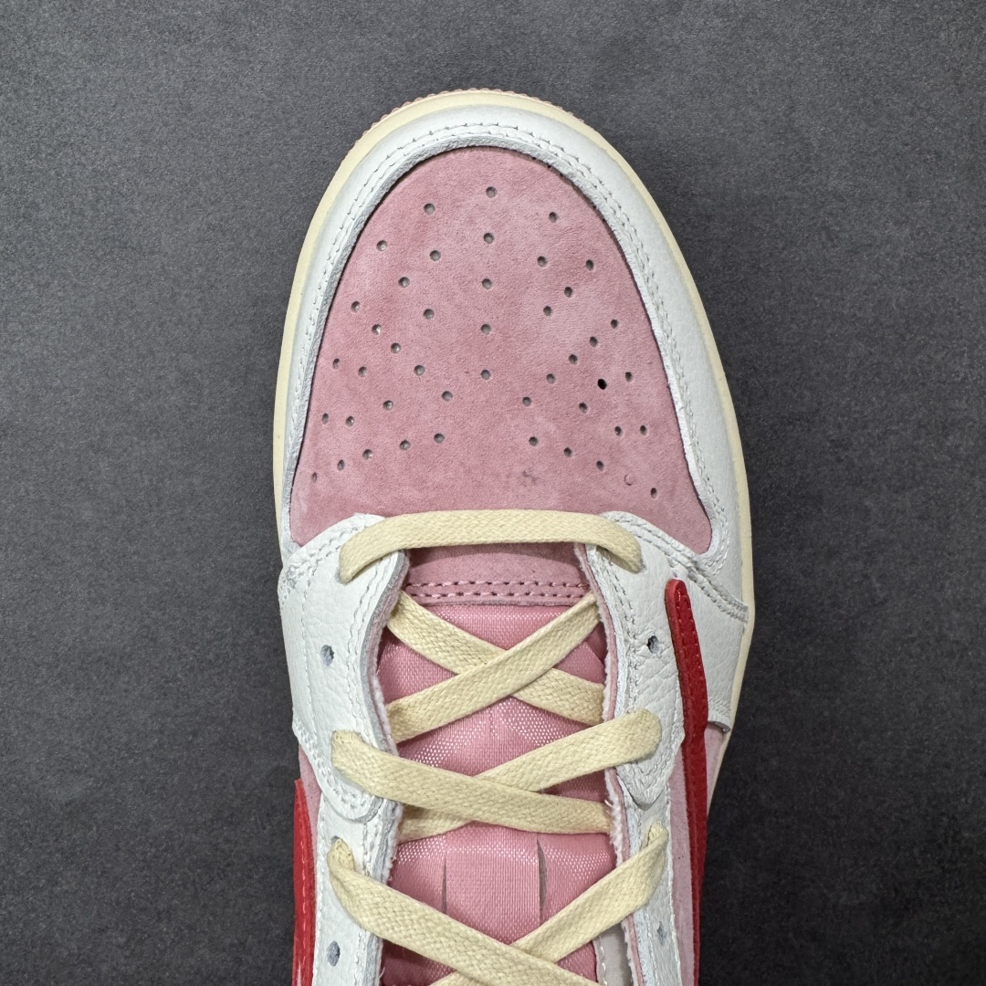 图片[8]-【公司级】Nike Air Jordan 1 x Travis Scott AJ1倒勾 乔一倒钩 耐克 低帮文化篮球鞋 完美品质出货 细节如图所示 鞋面切割工整 冲孔整齐干净 中底拉帮线 整体清洁度非常好 货号：DM7866-100 尺码：36 36.5 37.5 38 38.5 39 40 40.5 41 42 42.5 43 44 45 46 47 尺码：36～47.5 编码：FSB270280-选品中心