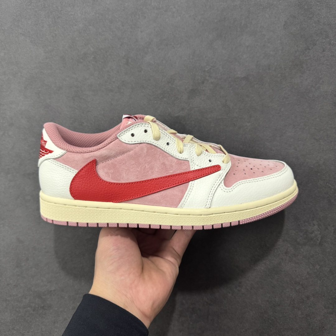 【公司级】Nike Air Jordan 1 x Travis Scott AJ1倒勾 乔一倒钩 耐克 低帮文化篮球鞋 完美品质出货 细节如图所示 鞋面切割工整 冲孔整齐干净 中底拉帮线 整体清洁度非常好 货号：DM7866-100 尺码：36 36.5 37.5 38 38.5 39 40 40.5 41 42 42.5 43 44 45 46 47 尺码：36～47.5 编码：FSB270280-选品中心
