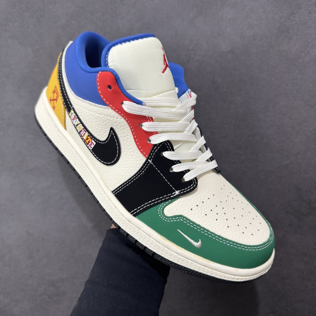 图片[3]-【定制版】Air Jordan 1 Low AJ1 乔1 联名 高端定制 低帮复古篮球鞋  #定制鞋盒 大厂纯原品质出货 超高清洁度 皮料切割干净无任何毛边 细节完美 货号：LB8888-001  尺码：36 36.5 37.5 38 36.5 39 40 40.5 41 42 42.5 43 44 44.5 45-选品中心