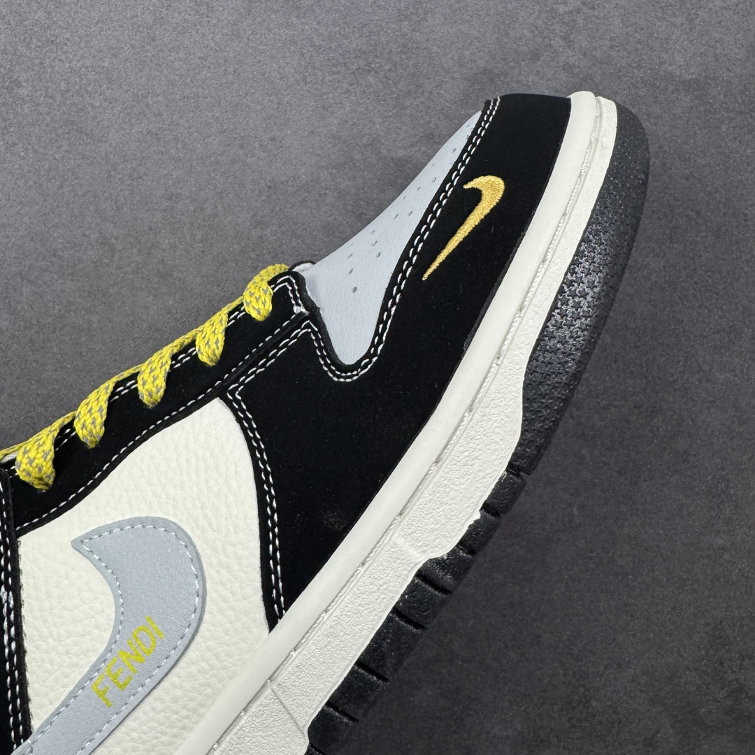 图片[5]-【定制版】Fendi x NK SB Dunk Low低帮芬迪联名黑猫 周年高端定制 低帮休闲板鞋 定制鞋盒 大厂纯原品质出货 超高清洁度 皮料切割干净无任何毛边 细节完美 货号：LW1818-124 尺码： 36 36.5 37.5 38 38.5 39 40 40.5 41 42 42.5 43 44 44.5 45 编码：HXSB330340-选品中心
