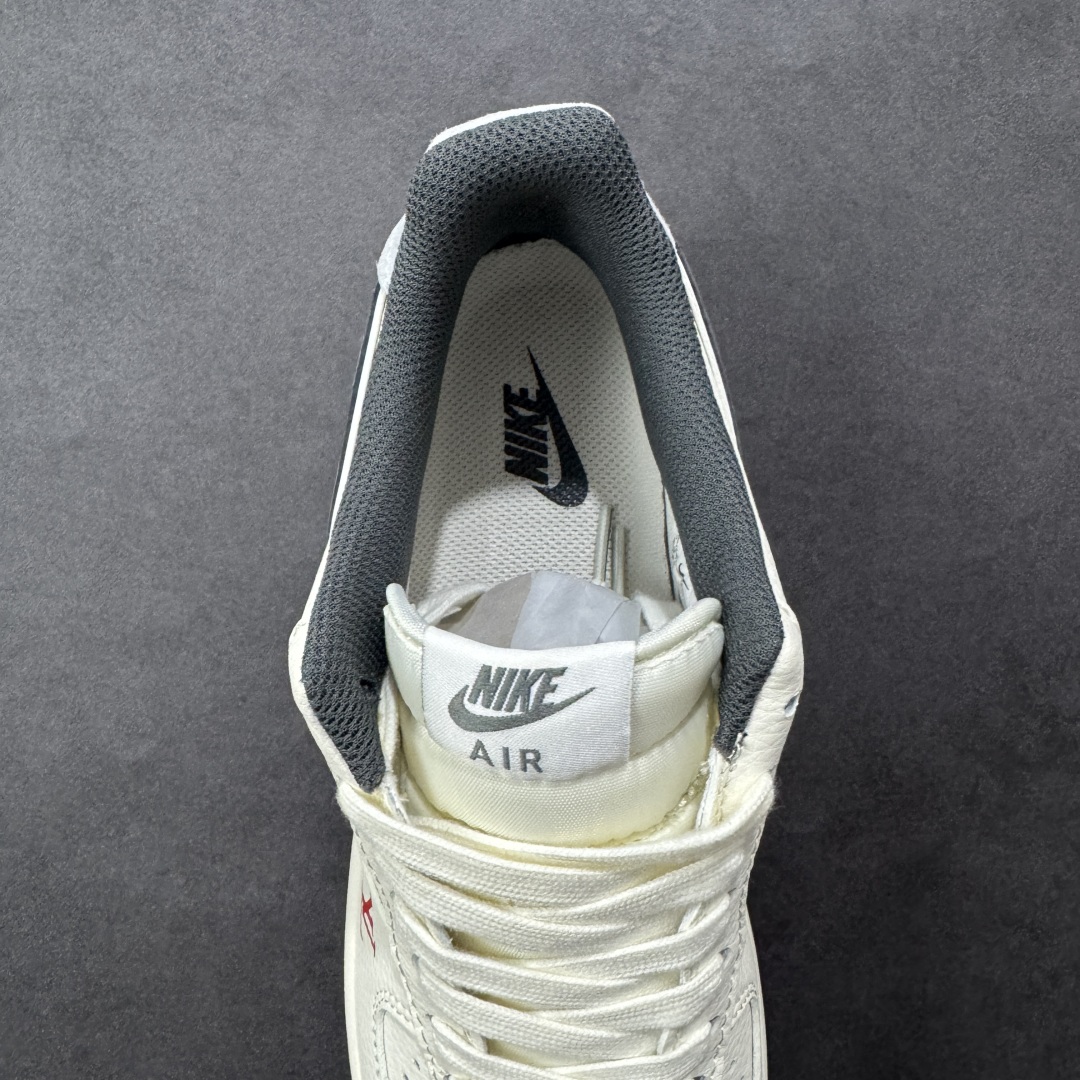 图片[7]-【定制版】Nike Air Force 1\’07 Low LV联名 印花米灰勾 空军一号低帮休闲板鞋  #原楦头原纸板 原装鞋盒 定制五金配件 内置全掌气垫 原厂鞋底 货号：MZ9588-811  尺码：36 36.5 37.5 38 38.5 39 40 40.5 41 42 42.5 43 44 44.5 45-选品中心
