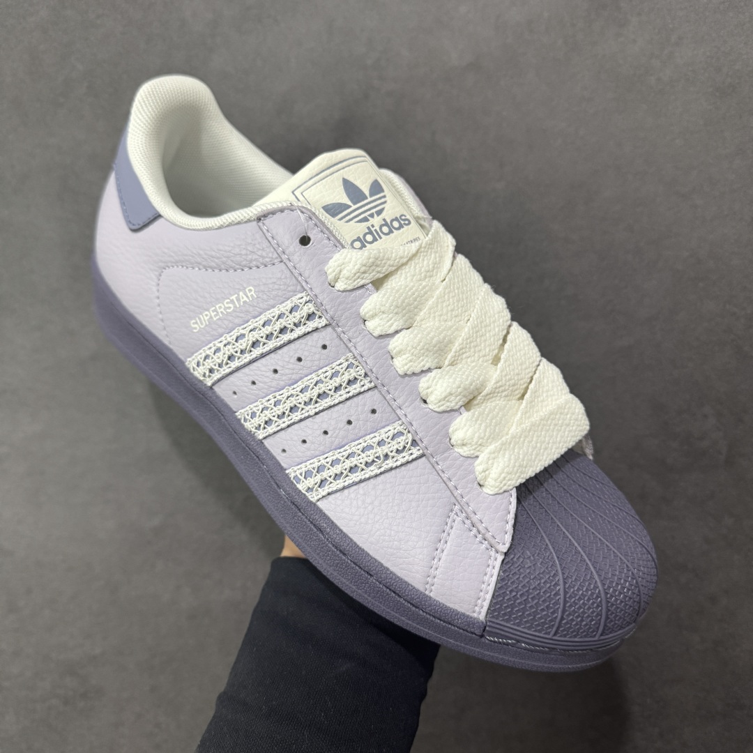 图片[3]-【正确版】Adidas Originals Superstar 2025全新版本 贝壳头官方同步 渠道正品订单 诠释市场最高工艺水平 贝壳头经典小白板鞋 专柜上架同步配色 全鞋进口头层皮料打造。区别市面普通真标版本，进出专柜无压力 货号：KJ4210 尺码：35-44-选品中心