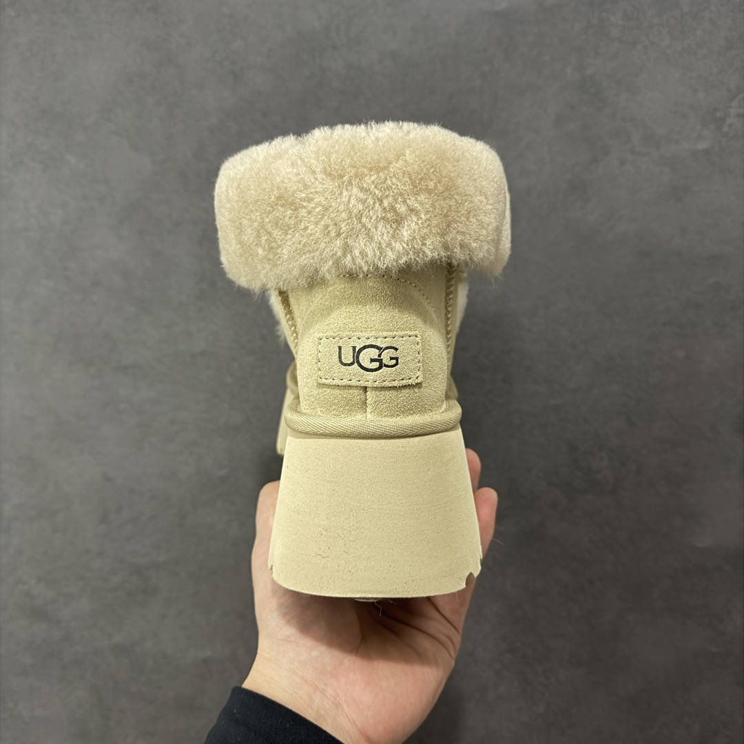 图片[4]-【X1纯原】X1 全网最齐 ugg 130个配色 市面顶级版本 25新款 UGG 埃斯米 6cm增高 牛剖层革 时尚舒适 及踝 雪地靴 广州外贸大厂生产 鞋头到鞋垫真羊皮毛一体 独立外盒包装 芯片 带防水工艺 区别市面任何版本 独立原版开发大底 羊绒鞋垫 冬季保暖外出 家居都是很适合的选择 近年uug推出款式系列 局部偏向年轻消费者喜好 也走到时尚潮流穿搭的前沿 鞋身材质 防泼水涂层翻毛皮鞋面 17毫米UGGPURE™植入式羊毛内底 轻便防滑舒适橡胶外底 带有品牌LOGO商标 带全套包装 货号：W/1171532 尺码： 35 36 37 38 39 40 编码：WXRB370380-选品中心