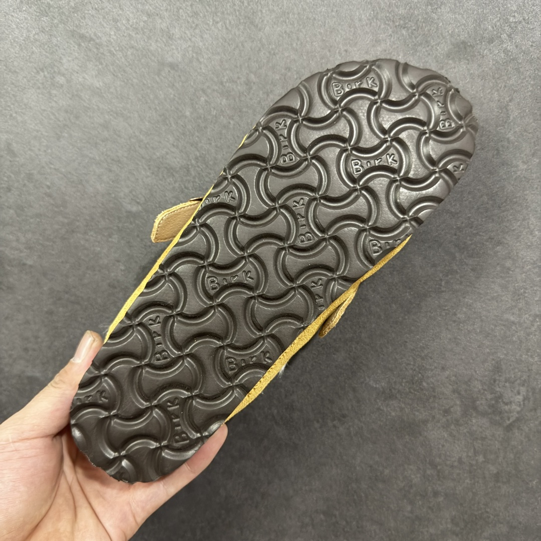 【纯原】Birkenstock 勃肯秋冬加绒系列 #采用质地柔软牛皮绒面革植入羊羔毛鞋垫和里衬材质 中底