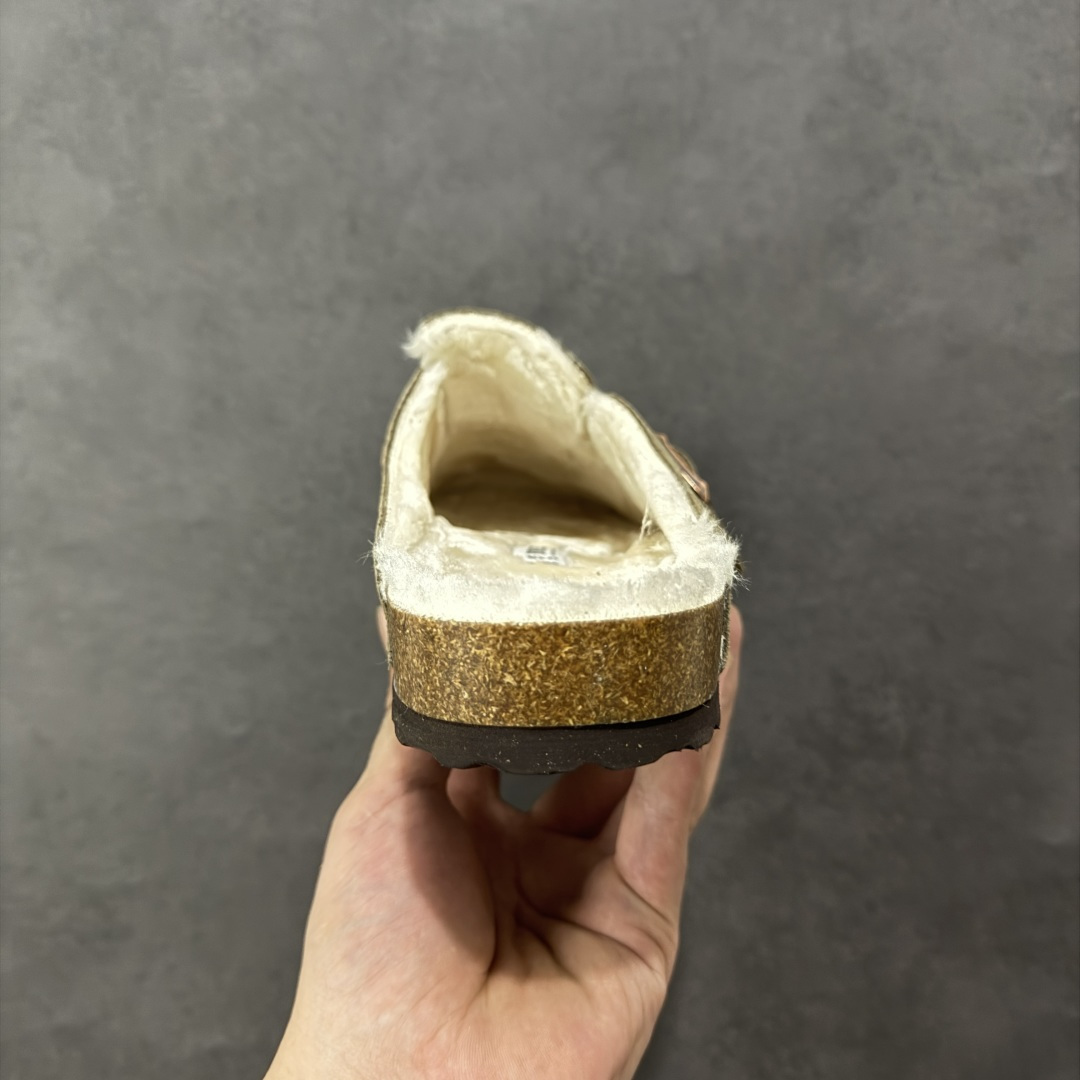 【纯原】Birkenstock 勃肯秋冬加绒系列 #采用质地柔软牛皮绒面革植入羊羔毛鞋垫和里衬材质 中底