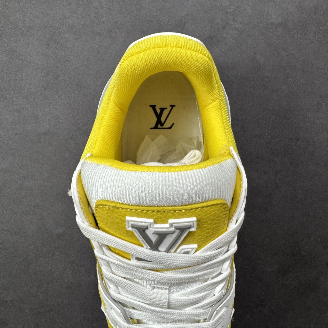 图片[7]-【广东纯原版本】LV Run Away 运动鞋 拼接 Epi 牛皮革和 Monogram 压纹粒面牛皮革，再现传统跑鞋的灵感启发。楔形外底延续标志性设计，品牌字母和标识分饰鞋舌和鞋后。Monogram 压纹粒面牛皮革和 Epi 牛皮革橡胶外底 尺码：36-45 编码：FJB390400-选品中心