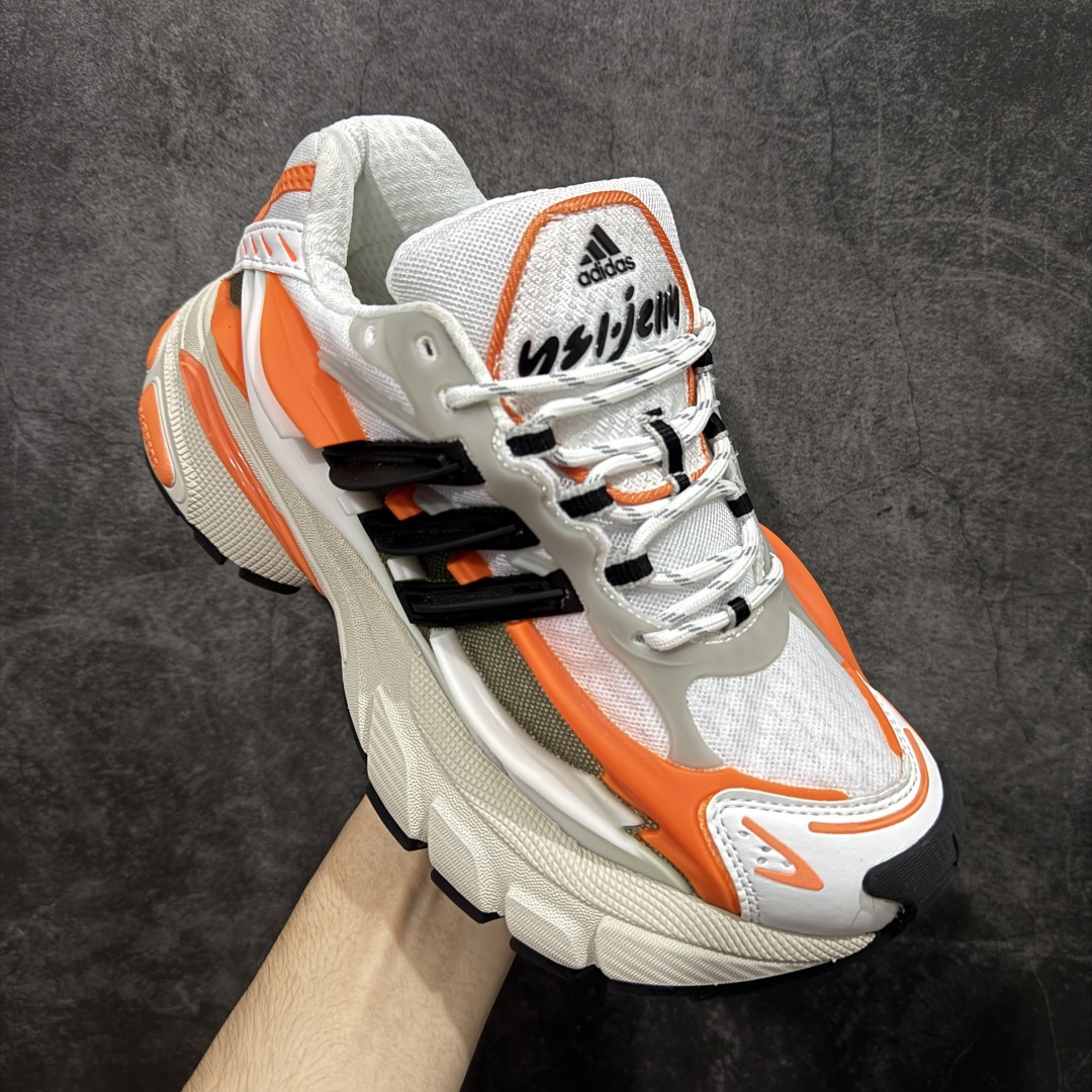 图片[3]-【神版纯原】外贸爆款 Pharrell x AD Adistar Jellyfish 联名款低帮复古风老爹鞋 JP9261 未来科技感十足 以3D风格焕新演绎标志性三条纹 为造型添上点睛之笔 金属质感视觉效果TPU自带哑光反射 非常的细节 最大的亮点无疑是鞋屁股 大块的tpu包裹 让增高的大底不再突兀 更显腿长脚细 尺码：36 36.5 37 38 38.5 39 40 40.5 41 42 42.5 43 44 44.5 45 46 47-选品中心