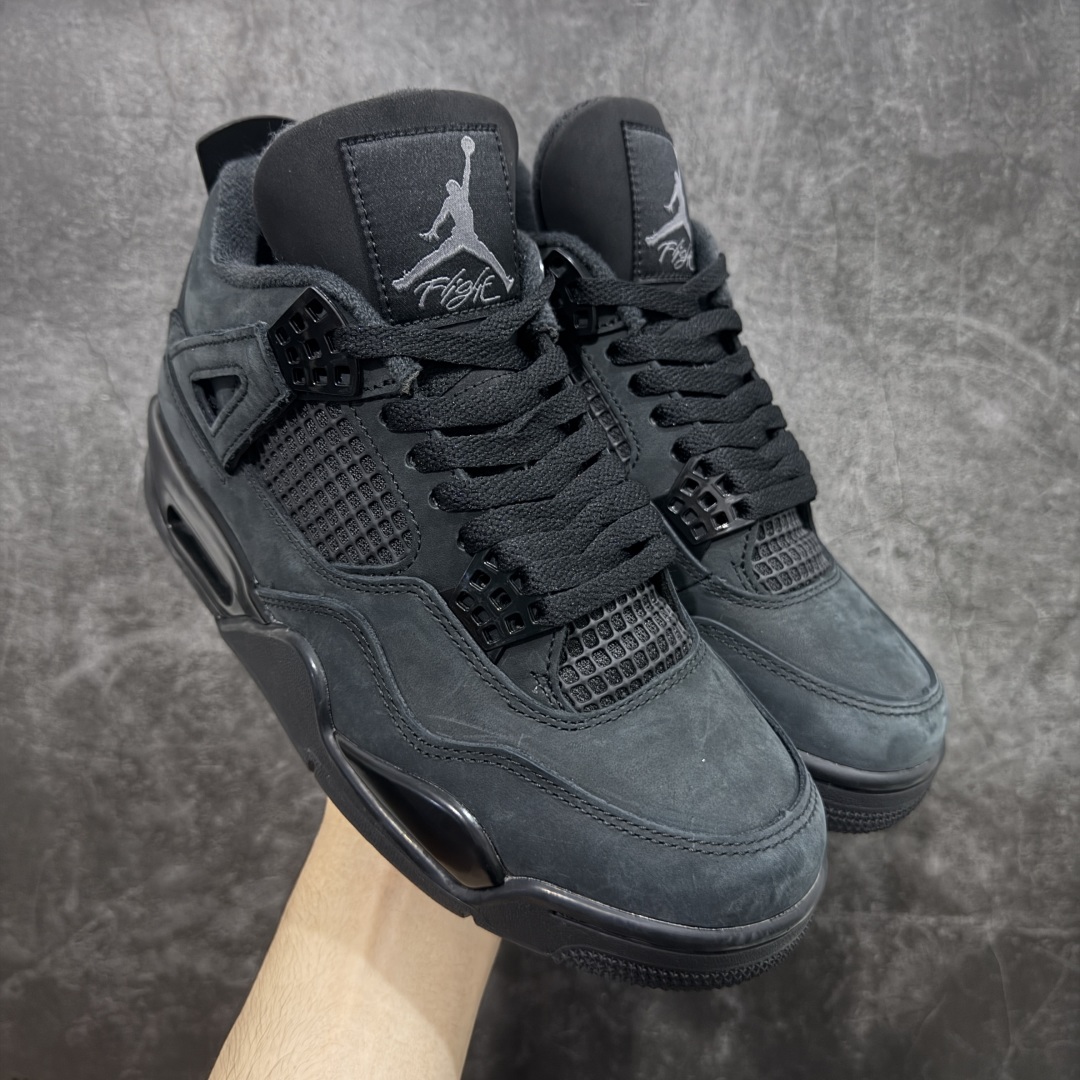【kz纯原版】Air Jordan 4 Retro AJ4 乔4黑猫2.0复刻版 FV5029-010 全新升级改良 顶级原厂麂皮绒感到位 原鞋原楦原纸板同源开发 完美呈现乔4的版型 内侧正确双色网格 还原细节 原厂皮料 正确气垫颜色 正确网格工艺 正确拉帮工艺 全鞋原装材料制作 原档案原模具打造 支持全方位与正品对比 尺码：36-48.5-选品中心