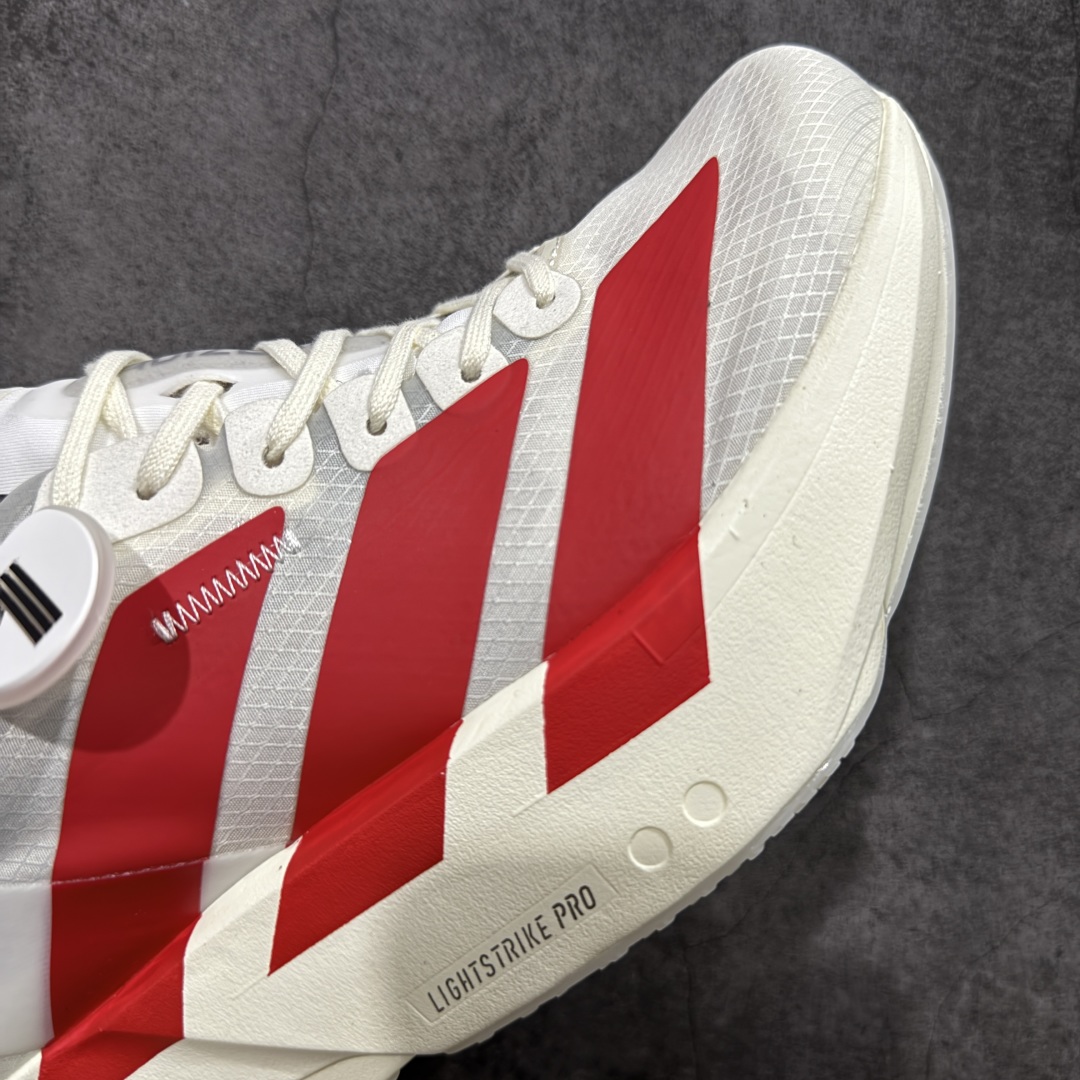 图片[6]-【NO.1纯原】Adidas Adizero Adios Pro 4 M竞训跑步鞋 首发配色 JR6363 市场独一档品质 区别所有版本 原鞋购入开发数月 原材料 原档案打造 细节版型一比一 独立双层组合底私模. 搭配ENERGYRODS 2.0真碳柱，每一步都动力满满 鞋面用的是Lightlock技术，轻透又贴合，就像给脚定制的一样。 中底是全掌Lightstrike Pro泡棉，软弹感超绝 真正一比一还原真实脚感💪🏻 尺码：36 36.5 37 38 38.5 39 40 40.5 41 42 42.5 43 44 44.5 45 46-选品中心