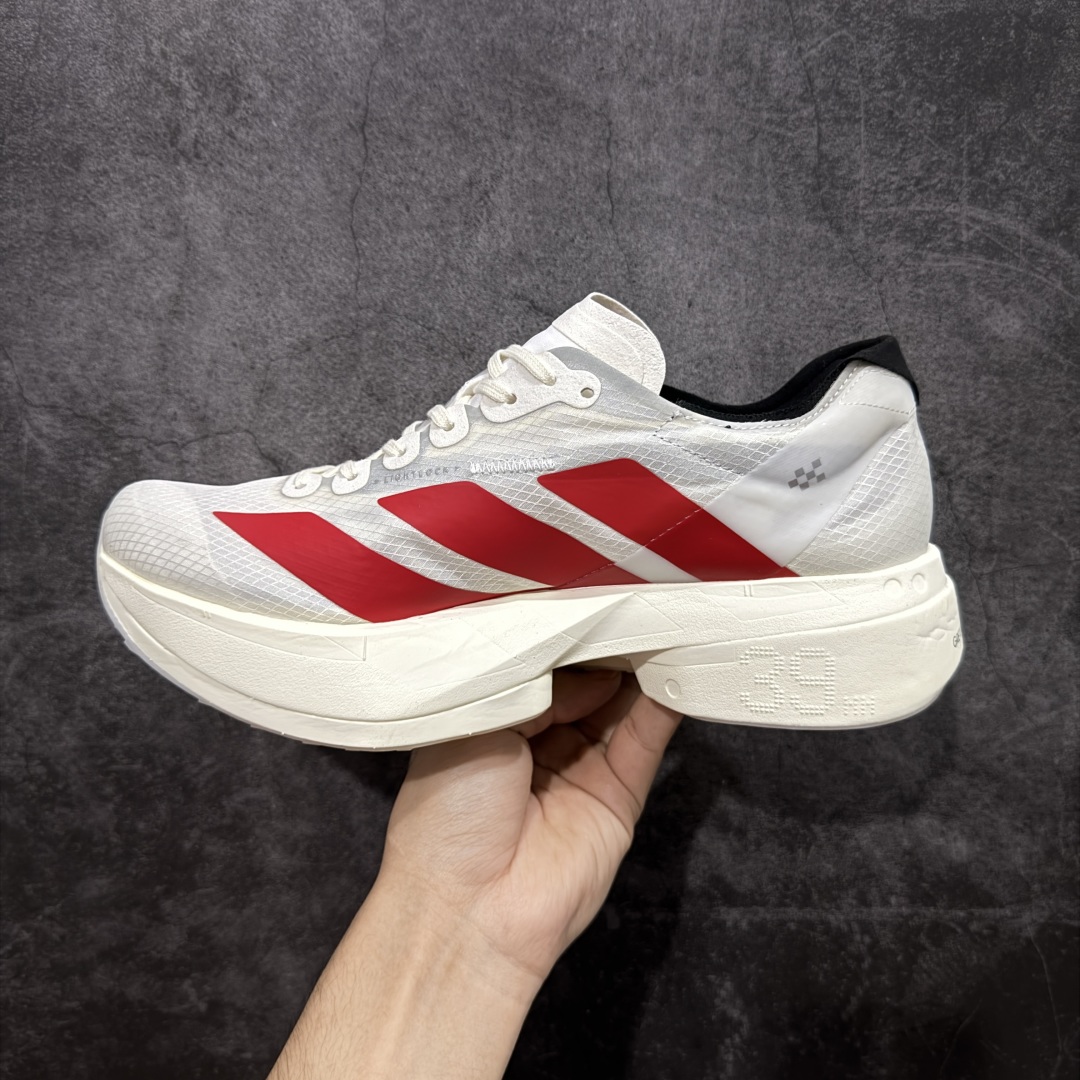 图片[2]-【NO.1纯原】Adidas Adizero Adios Pro 4 M竞训跑步鞋 首发配色 JR6363 市场独一档品质 区别所有版本 原鞋购入开发数月 原材料 原档案打造 细节版型一比一 独立双层组合底私模. 搭配ENERGYRODS 2.0真碳柱，每一步都动力满满 鞋面用的是Lightlock技术，轻透又贴合，就像给脚定制的一样。 中底是全掌Lightstrike Pro泡棉，软弹感超绝 真正一比一还原真实脚感💪🏻 尺码：36 36.5 37 38 38.5 39 40 40.5 41 42 42.5 43 44 44.5 45 46-选品中心