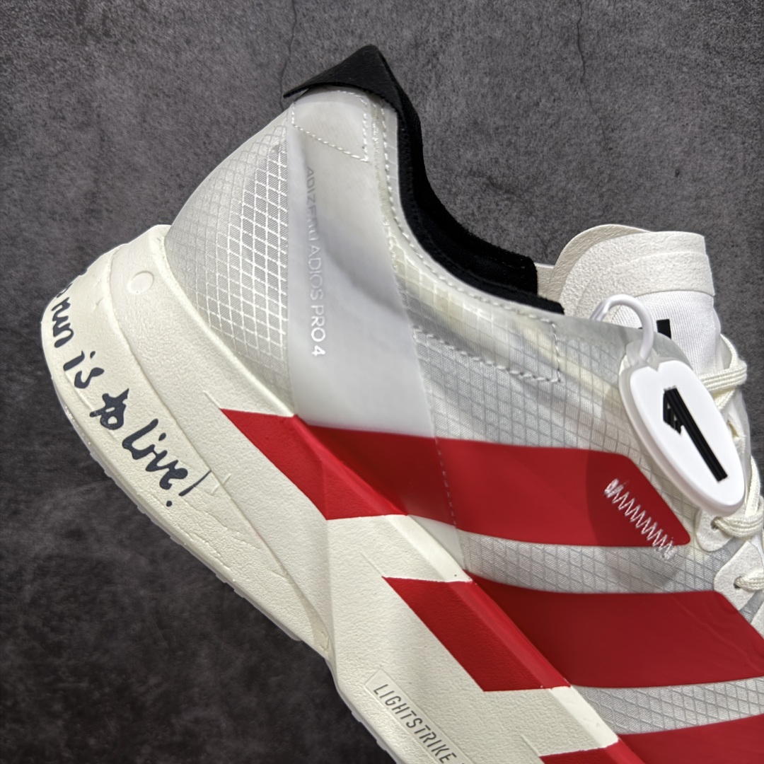 图片[7]-【NO.1纯原】Adidas Adizero Adios Pro 4 M竞训跑步鞋 首发配色 JR6363 市场独一档品质 区别所有版本 原鞋购入开发数月 原材料 原档案打造 细节版型一比一 独立双层组合底私模. 搭配ENERGYRODS 2.0真碳柱，每一步都动力满满 鞋面用的是Lightlock技术，轻透又贴合，就像给脚定制的一样。 中底是全掌Lightstrike Pro泡棉，软弹感超绝 真正一比一还原真实脚感💪🏻 尺码：36 36.5 37 38 38.5 39 40 40.5 41 42 42.5 43 44 44.5 45 46-选品中心