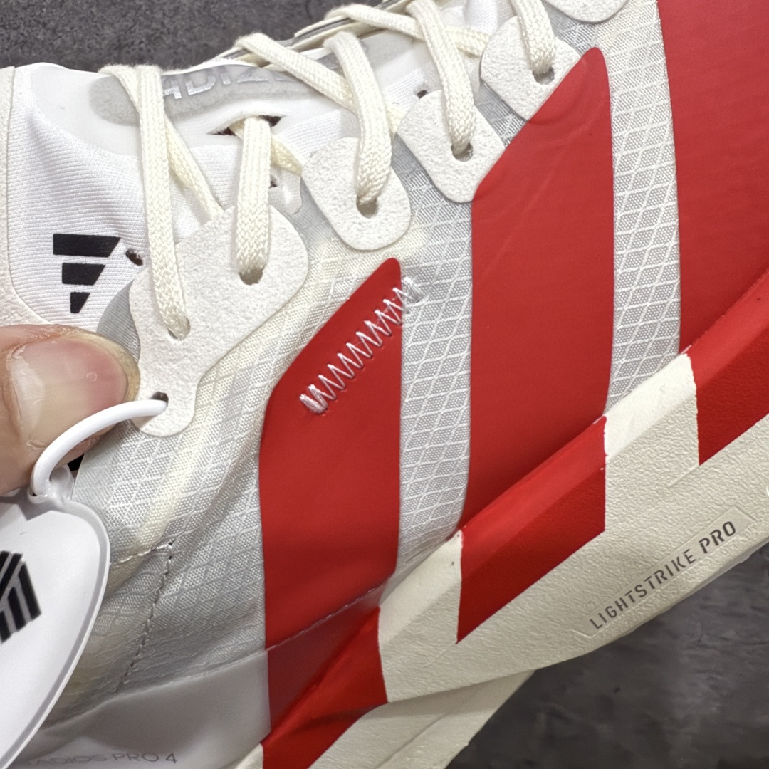 图片[4]-【NO.1纯原】Adidas Adizero Adios Pro 4 M竞训跑步鞋 首发配色 JR6363 市场独一档品质 区别所有版本 原鞋购入开发数月 原材料 原档案打造 细节版型一比一 独立双层组合底私模. 搭配ENERGYRODS 2.0真碳柱，每一步都动力满满 鞋面用的是Lightlock技术，轻透又贴合，就像给脚定制的一样。 中底是全掌Lightstrike Pro泡棉，软弹感超绝 真正一比一还原真实脚感💪🏻 尺码：36 36.5 37 38 38.5 39 40 40.5 41 42 42.5 43 44 44.5 45 46-选品中心