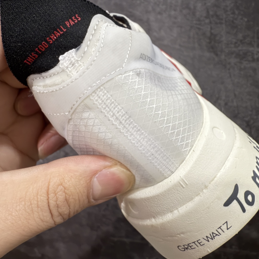 图片[2]-【NO.1纯原】Adidas Adizero Adios Pro 4 M竞训跑步鞋 首发配色 JR6363 市场独一档品质 区别所有版本 原鞋购入开发数月 原材料 原档案打造 细节版型一比一 独立双层组合底私模. 搭配ENERGYRODS 2.0真碳柱，每一步都动力满满 鞋面用的是Lightlock技术，轻透又贴合，就像给脚定制的一样。 中底是全掌Lightstrike Pro泡棉，软弹感超绝 真正一比一还原真实脚感💪🏻 尺码：36 36.5 37 38 38.5 39 40 40.5 41 42 42.5 43 44 44.5 45 46-选品中心