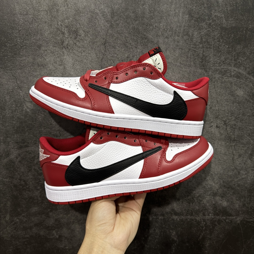 【纯原】Travis Scott x Air Jordan AJ1 Low OG SP TS联名倒钩低帮