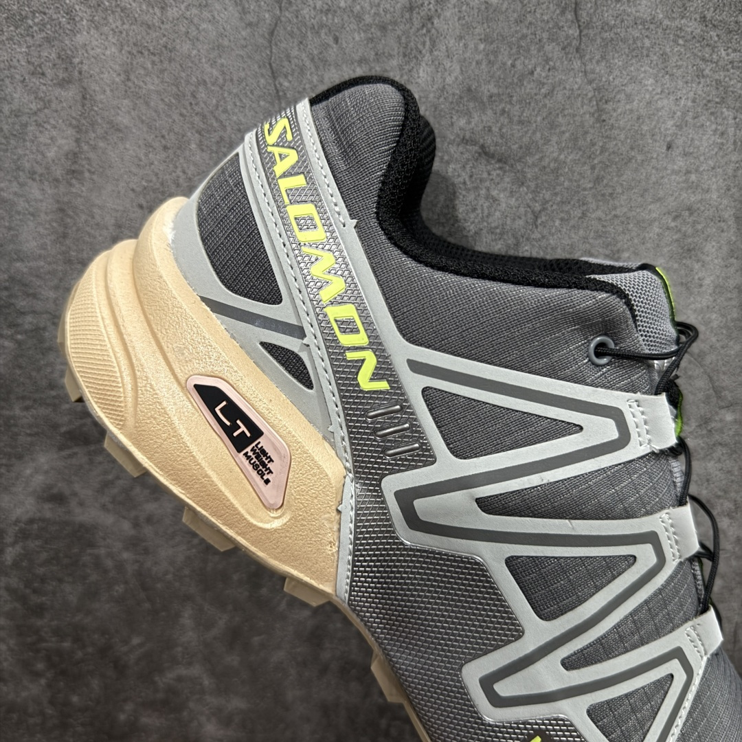 【纯原】萨洛蒙/Salomon Speed Cross 3 织物皮革低帮全能越野透气休闲运动鞋 Salo