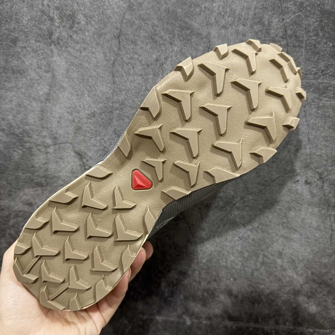 【纯原】萨洛蒙/Salomon Speed Cross 3 织物皮革低帮全能越野透气休闲运动鞋 Salo