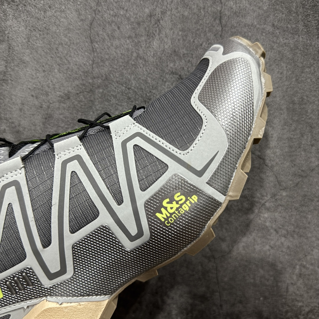 【纯原】萨洛蒙/Salomon Speed Cross 3 织物皮革低帮全能越野透气休闲运动鞋 Salo