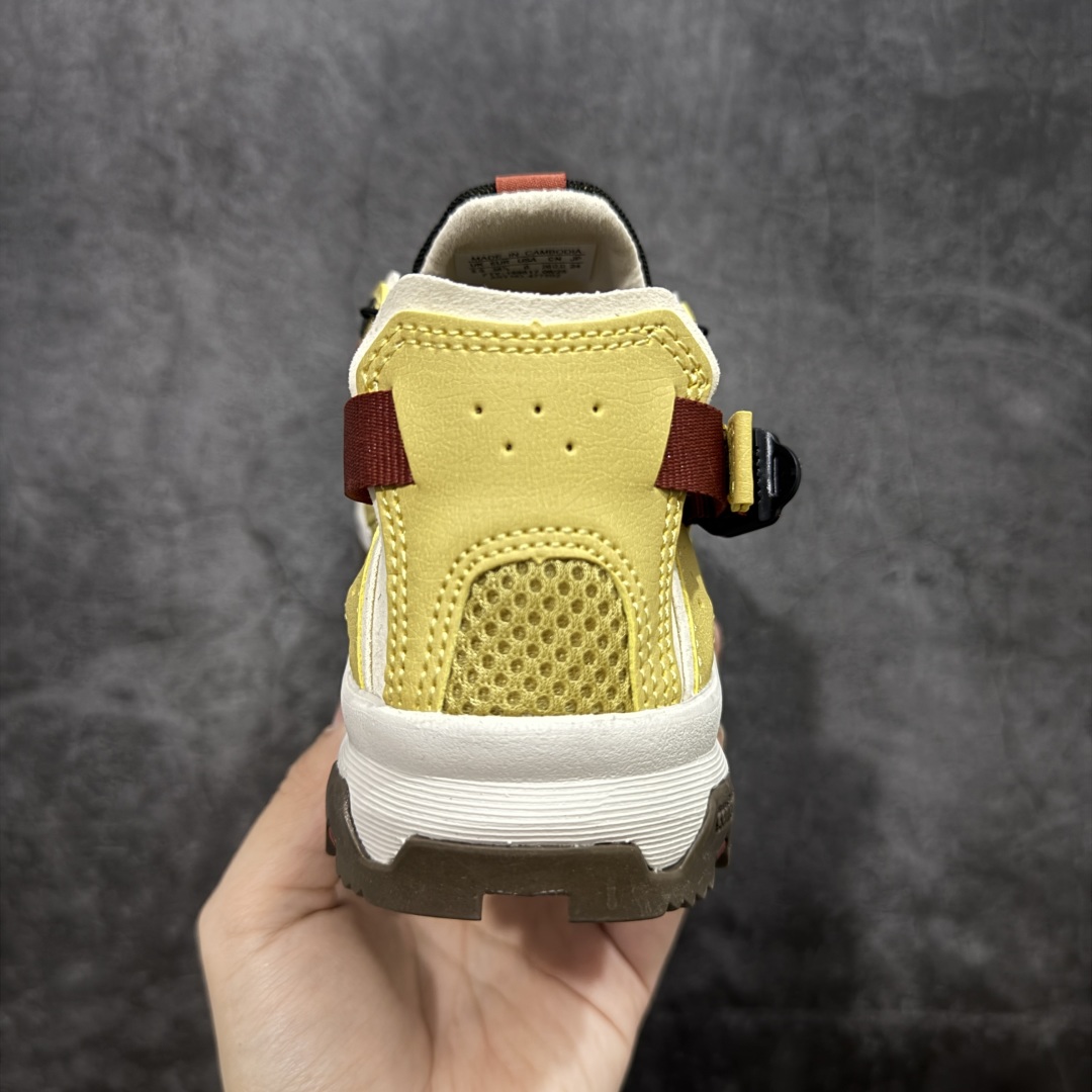 图片[4]-【666版本】SALOMON萨洛蒙 Techamphibian 5 T5圆头舒适 透气速干抓地 溯溪鞋 古董金 477502 纯原外贸平台特供订单 耗时半年巨作 #全套原纸板楦头开发 #原厂特供网布配套加持 #确保原汁原味 完美呈现版型 #原档数据独家私模五层组合大底 #男女鞋同步官方开发至46 #原装Ortholite轻量化鞋垫 #中底布带钢印编号 原厂TPU锁扣 #进口港宝加持 后跟自然饱满 还原公司包裹性 #鞋面采用SENSIFT贴合技术 #全方位贴合包裹脚型 #鞋跟部鞋底牵引设计 #提供强大的抓地性能 #更适应野外崎岖不平的道路 #其3D ADVANCED CHASSIS底盘 材料轻量大化 钉齿设计更具稳定性 防护性 #鞋底易磨损区运用CONTAGRIP高耐磨材料 应对城市硬质路面长距离跑考验 尺码：36 36.5 37.5 38 38.5 39 40 40.5 41 42 42.5 43 44 45 46-选品中心