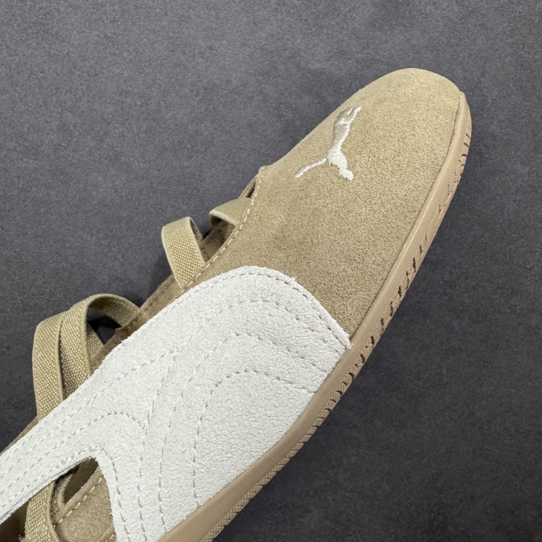 图片[5]-【纯原神版】PUMA彪马 speedcat 舒适百搭芭蕾绑带镂空甜美设计感撞色 生活休闲鞋 女款 棕白 406758-01 升级品质 配件齐 原装档案原数据纸版楦型 头层皮料打造 区别市面先行版本 尺码：36 37 37.5 38 38.5 39 40 40.5 41-选品中心