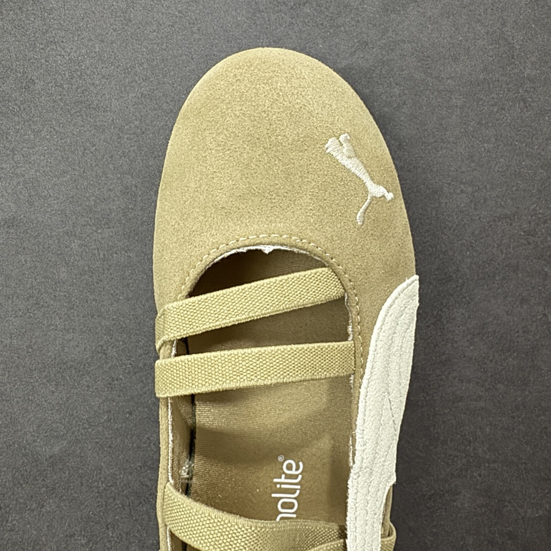 图片[8]-【纯原神版】PUMA彪马 speedcat 舒适百搭芭蕾绑带镂空甜美设计感撞色 生活休闲鞋 女款 棕白 406758-01 升级品质 配件齐 原装档案原数据纸版楦型 头层皮料打造 区别市面先行版本 尺码：36 37 37.5 38 38.5 39 40 40.5 41-选品中心