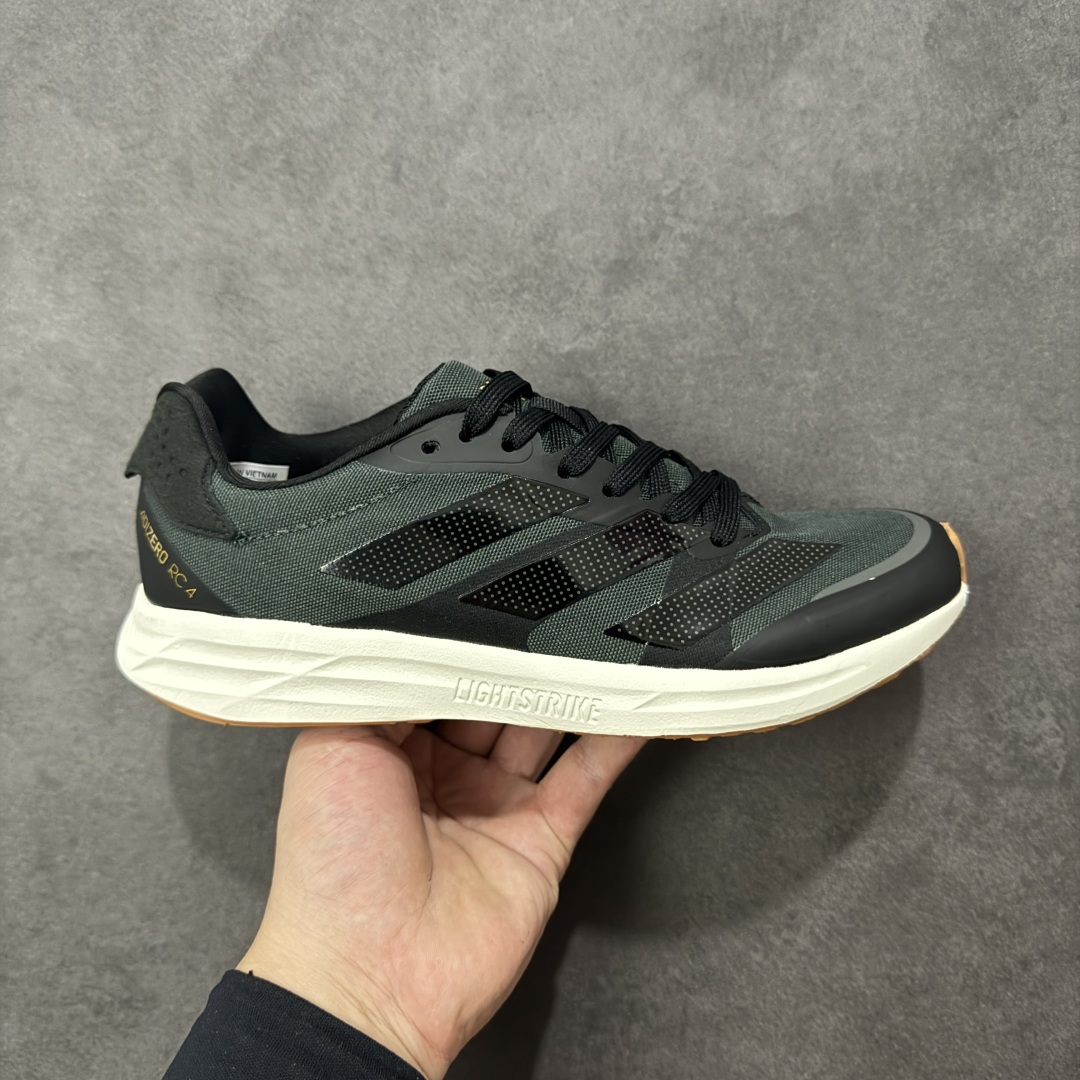 【公司级】Adidas Adizero RC 4 M 阿迪夏季超轻透气缓震跑鞋 货号：GZ0181  尺码： 36 36.5 37 38 38.5 39 40 40.5 41 42 42.5 43 44 44.5 45 编码：YBB230240-选品中心