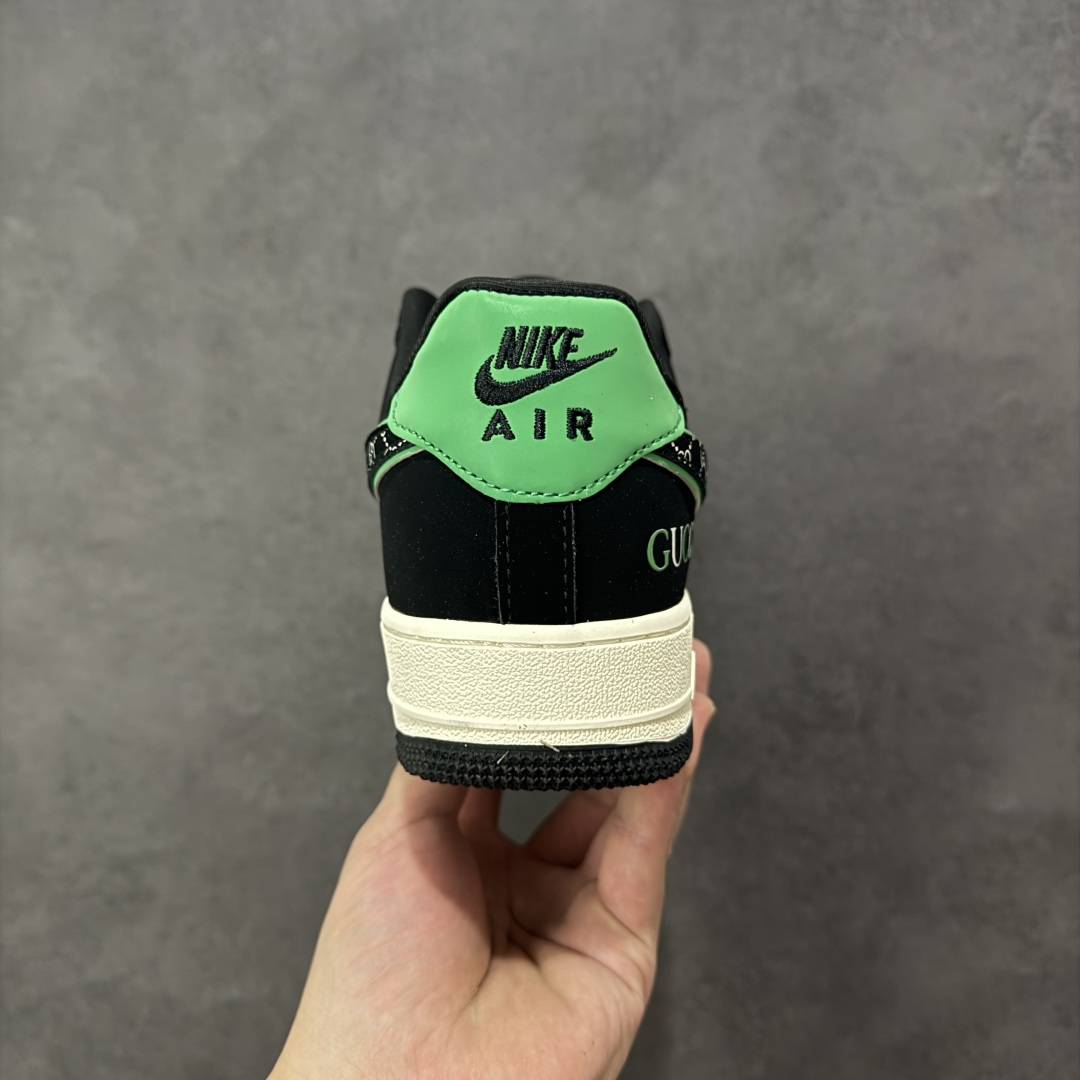 图片[5]-【定制版】Nike Air Force 1 Low 07 x GUCCI 黑白绿双小勾 原楦头原纸板 打造纯正低帮空军版型 货号：KJ1688-024 尺码：36 36.5 37.5 38 38.5 39 40 40.5 41 42 42.5 43 44 44.5 45-选品中心
