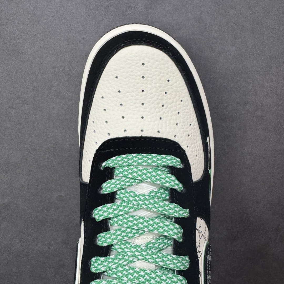 图片[8]-【定制版】Nike Air Force 1 Low 07 x GUCCI 黑白绿双小勾 原楦头原纸板 打造纯正低帮空军版型 货号：KJ1688-024 尺码：36 36.5 37.5 38 38.5 39 40 40.5 41 42 42.5 43 44 44.5 45-选品中心