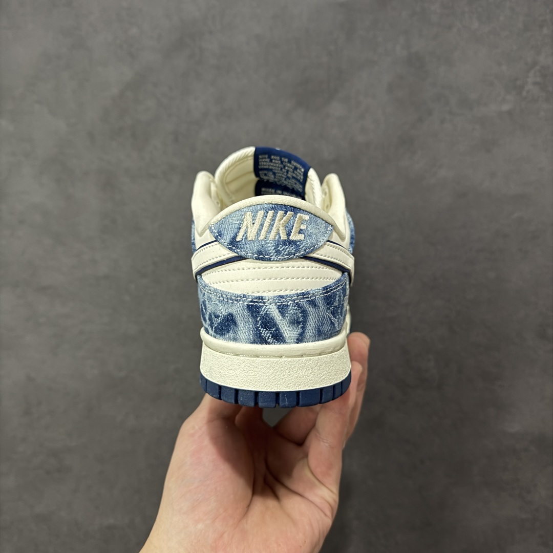 图片[4]-【定制版】Nike SB Dunk Low“LV联名——白蓝水牛仔” 高端定制 低帮休闲板鞋 定制鞋盒 高端防水牛仔布 顶级夜光效 Ortholite鞋垫透气防臭 大厂纯原品质出货 超高清洁度 皮料切割干净无任何毛边 细节完美 货号：YF9511-903 尺码：36 36.5 37.5 38 38.5 39 40 40.5 41 42 42.5 43 44 44.5 45 编码：HXSB330340-选品中心