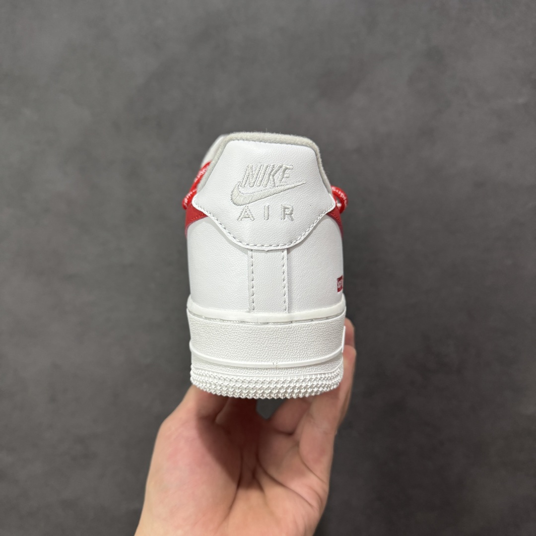 图片[4]-【定制版】Nike Air Force 1 Low 07 x Superme 白红绑带 原楦头原纸板 打造纯正低帮空军版型 货号：UP9225-101 尺码：36 36.5 37 .5 38 38.5 39 40 40.5 41 42 42.5 43 44 44.5 45-选品中心