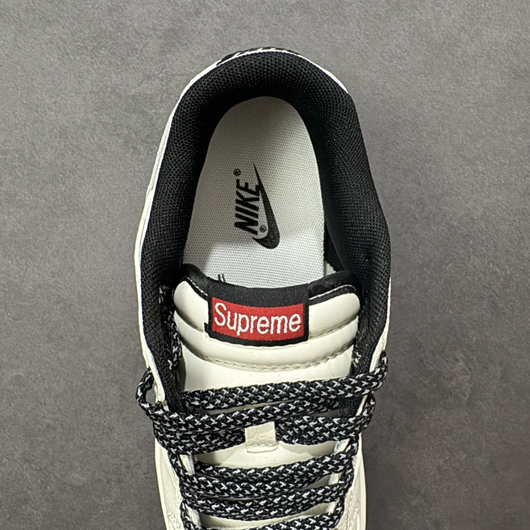 图片[6]-【定制版】Nike SB Dunk Low Supreme联名 米黑灰 周年高端定制 低帮休闲板鞋 #定制鞋盒 大厂纯原品质出货 超高清洁度 皮料切割干净无任何毛边 细节完美 货号：JP1628-030 尺码：36 36.5 37.5 38 38.5 39 40 40.5 41 42 42.5 43 44 44.5 45-选品中心