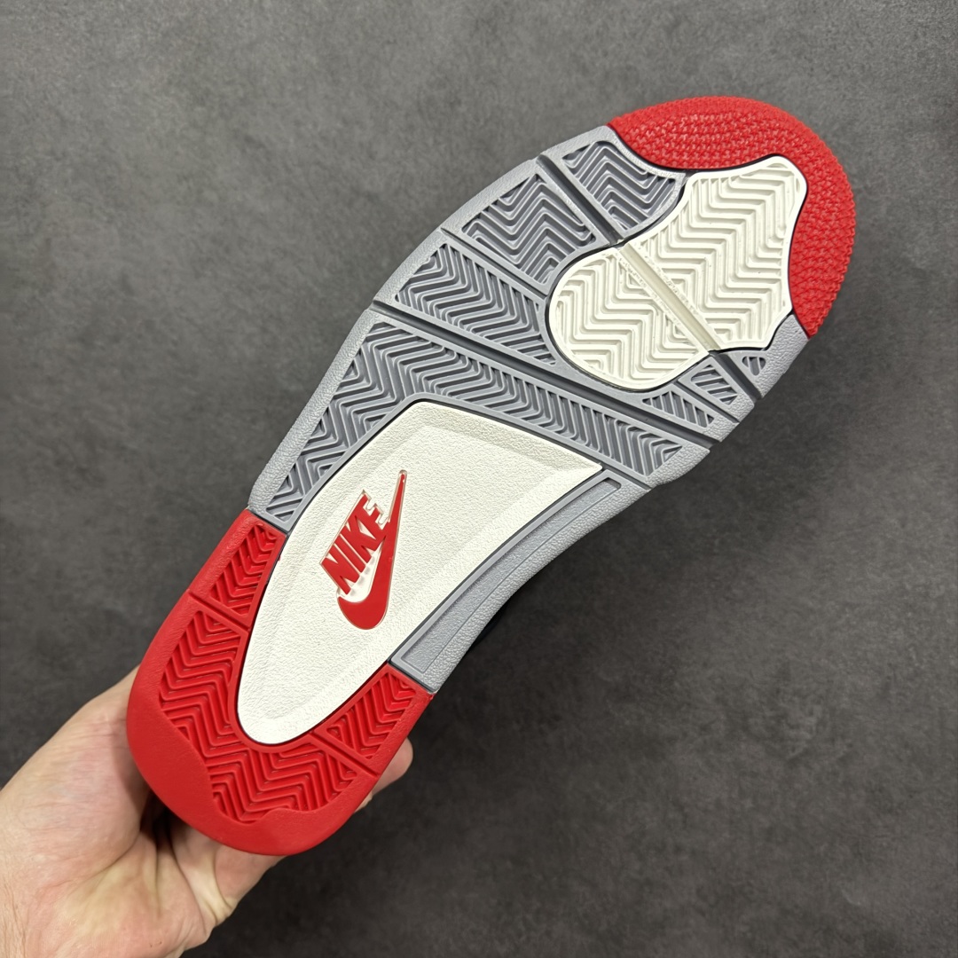 图片[9]-【GQ福利版】Air Jordan AJ4 全头层 外贸尾单 零售圈做工 抵债套现 原纸板楦头开发 定制优质皮料 完美鞋型匹配公司货 正确TPU鞋舌锁扣 最新原厂底模 大底卡色咬花完美 鞋柜必备鞋款 尺码：40 40.5 41 42 42.5 43 44 44.5 45 46 47.5-选品中心