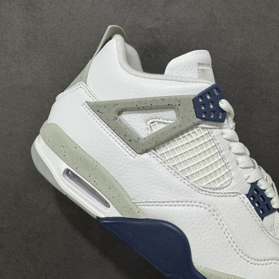 图片[6]-【GQ福利版】Air Jordan AJ4 全头层 外贸尾单 零售圈做工 抵债套现 原纸板楦头开发 定制优质皮料 完美鞋型匹配公司货 正确TPU鞋舌锁扣 最新原厂底模 大底卡色咬花完美 鞋柜必备鞋款 尺码：40 40.5 41 42 42.5 43 44 44.5 45 46 47.5-选品中心