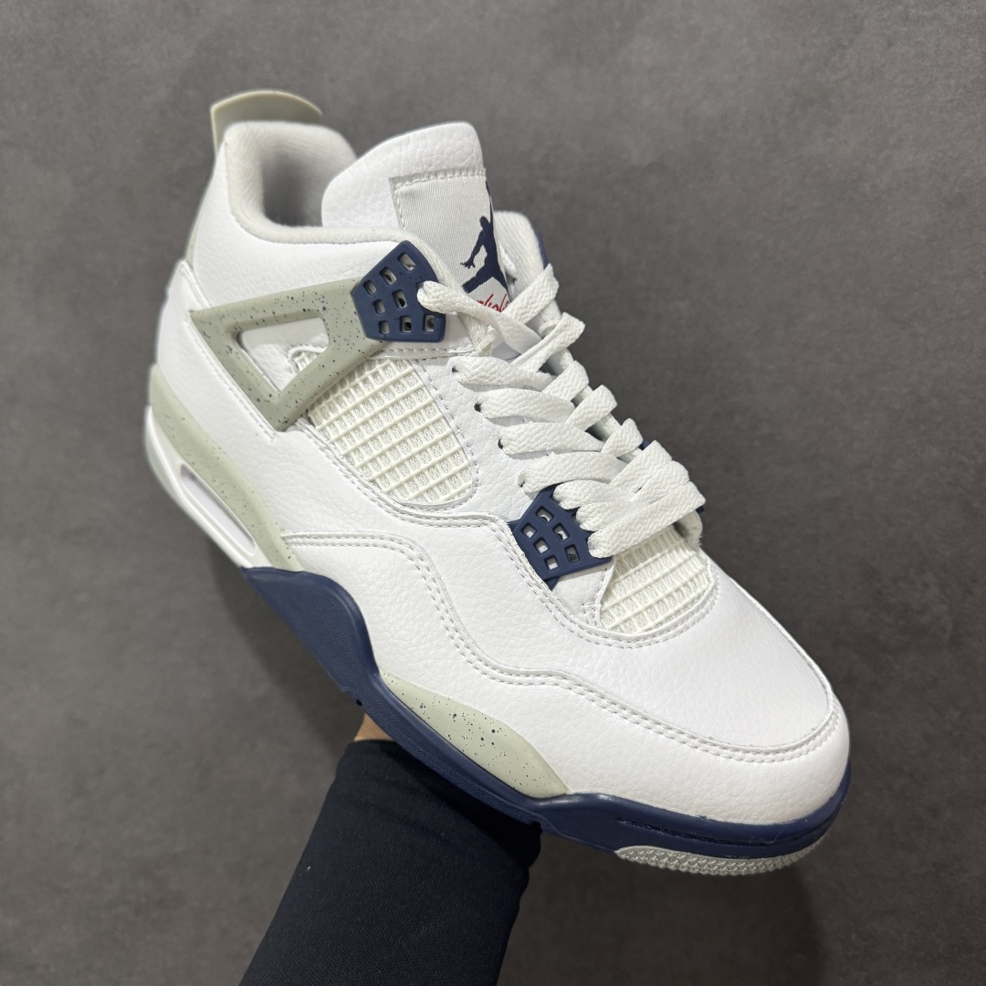 图片[3]-【GQ福利版】Air Jordan AJ4 全头层 外贸尾单 零售圈做工 抵债套现 原纸板楦头开发 定制优质皮料 完美鞋型匹配公司货 正确TPU鞋舌锁扣 最新原厂底模 大底卡色咬花完美 鞋柜必备鞋款 尺码：40 40.5 41 42 42.5 43 44 44.5 45 46 47.5-选品中心