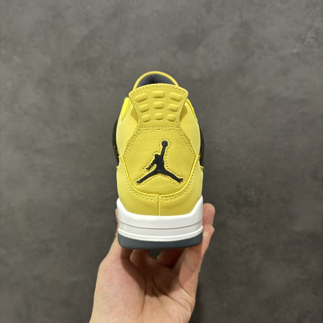 图片[4]-【GQ福利版】Air Jordan AJ4 全头层 外贸尾单 零售圈做工 抵债套现 原纸板楦头开发 定制优质皮料 完美鞋型匹配公司货 正确TPU鞋舌锁扣 最新原厂底模 大底卡色咬花完美 鞋柜必备鞋款 尺码：40 40.5 41 42 42.5 43 44 44.5 45 46 47.5-选品中心