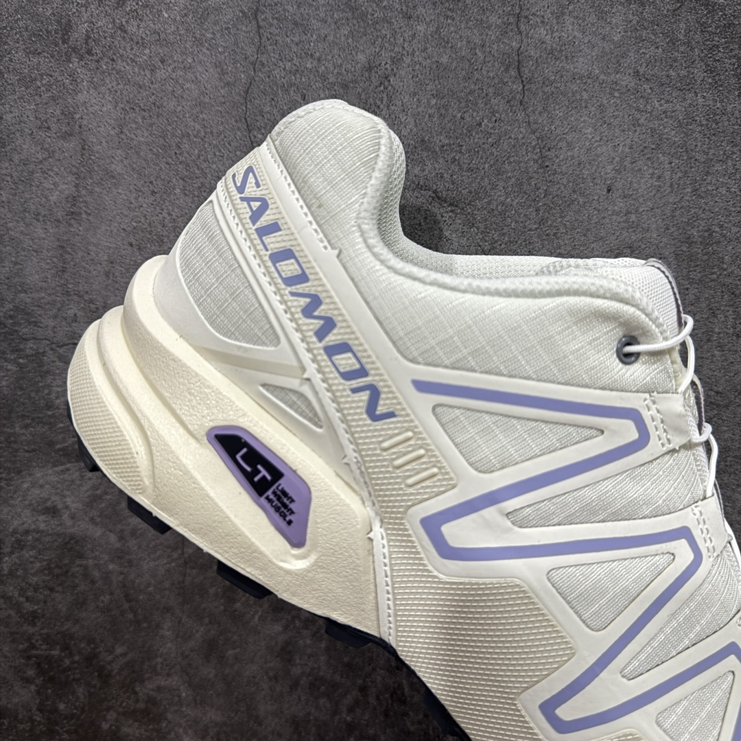 【纯原】萨洛蒙/Salomon Speed Cross 3 织物皮革低帮全能越野透气休闲运动鞋 Salo