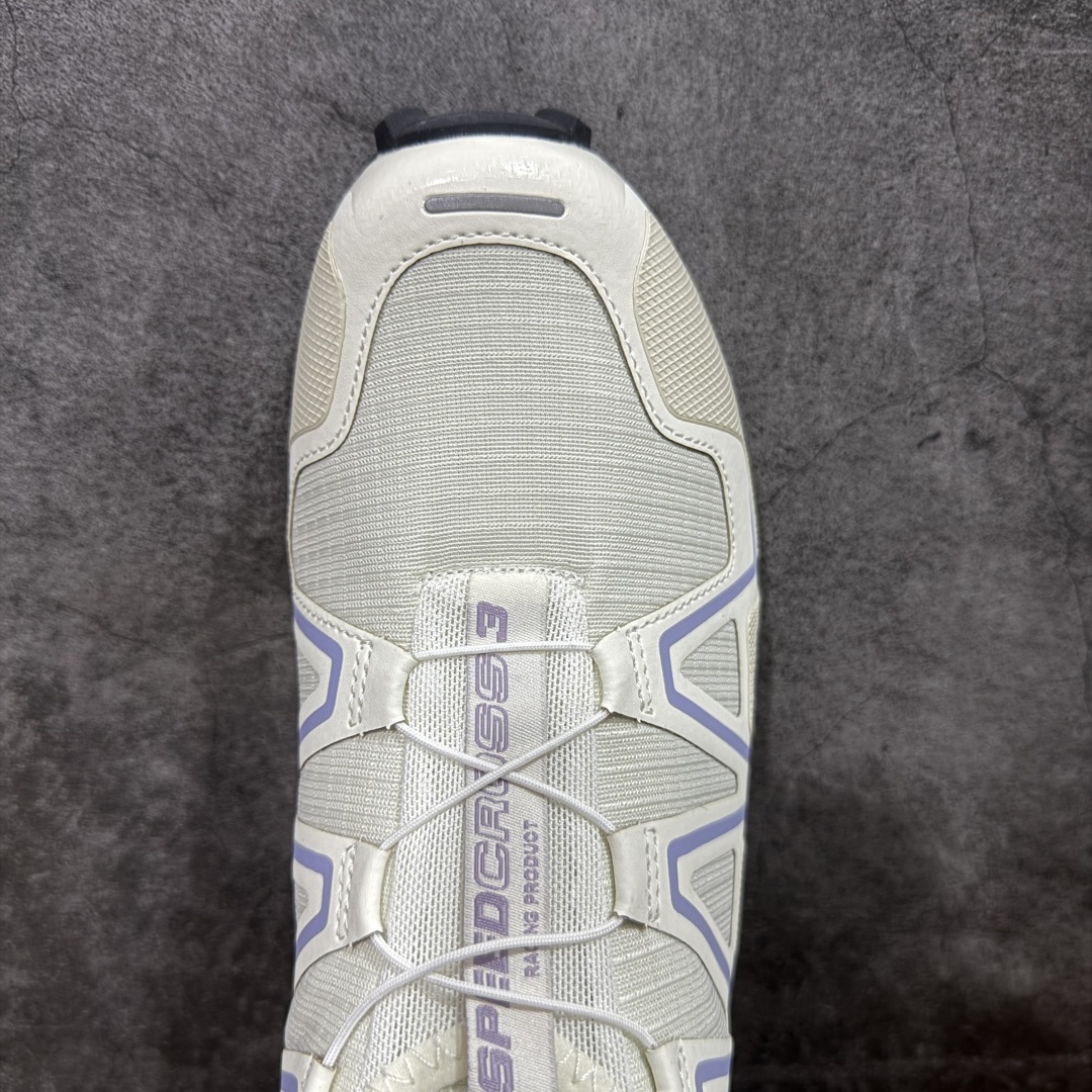 【纯原】萨洛蒙/Salomon Speed Cross 3 织物皮革低帮全能越野透气休闲运动鞋 Salo
