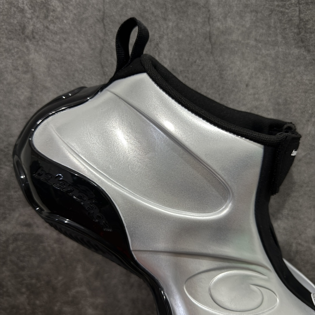 图片[7]-【XA版本】Balenciaga巴黎世家 basketball Sneaker 篮球鞋 圆头拉链 中帮 生活休闲鞋 银色 原鞋购入 全新开发出品 细节多次较对 原材料制作 酷炫鞋型 类似于喷泡风格 上脚百搭 尺码：36-46-选品中心