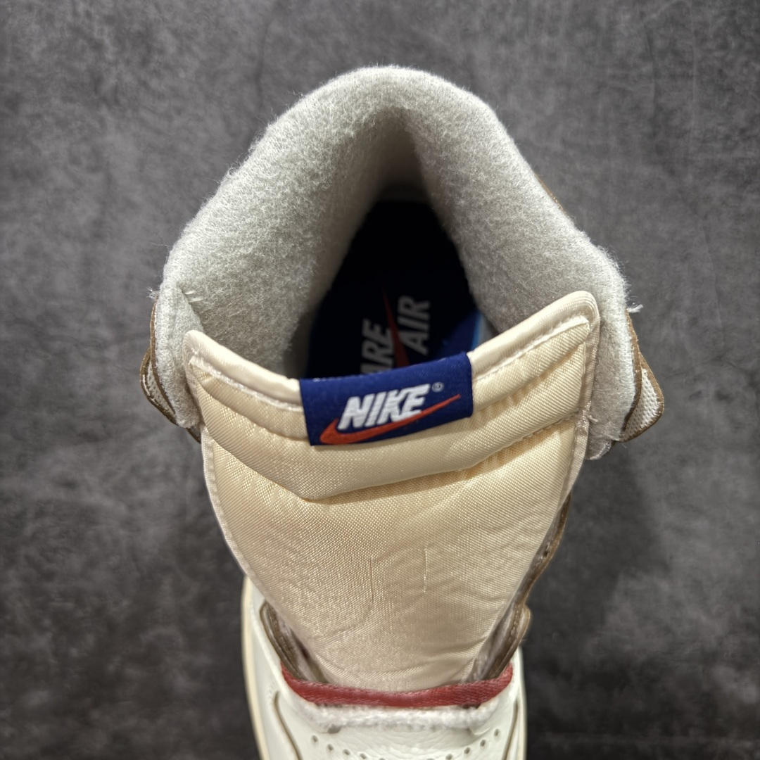 图片[8]-【清远TS版】Nike Air Jordan aj1 Retro High OG AJ1高帮米白灰红 百搭休闲文化运动篮球鞋DB4612-100 口碑AJ大厂出品 全系列原楦原纸板开发 原厂头层皮料加持 原厂定型后跟完美效果 裁片超高清洁度 针车 细节到位 性价比十足💪🏻 尺码：36-48.5（半）-选品中心