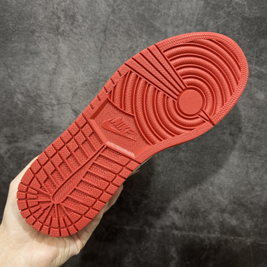 图片[9]-【清远TS版】Nike Air Jordan aj1 Retro High OG AJ1高帮米白灰红 百搭休闲文化运动篮球鞋DB4612-100 口碑AJ大厂出品 全系列原楦原纸板开发 原厂头层皮料加持 原厂定型后跟完美效果 裁片超高清洁度 针车 细节到位 性价比十足💪🏻 尺码：36-48.5（半）-选品中心