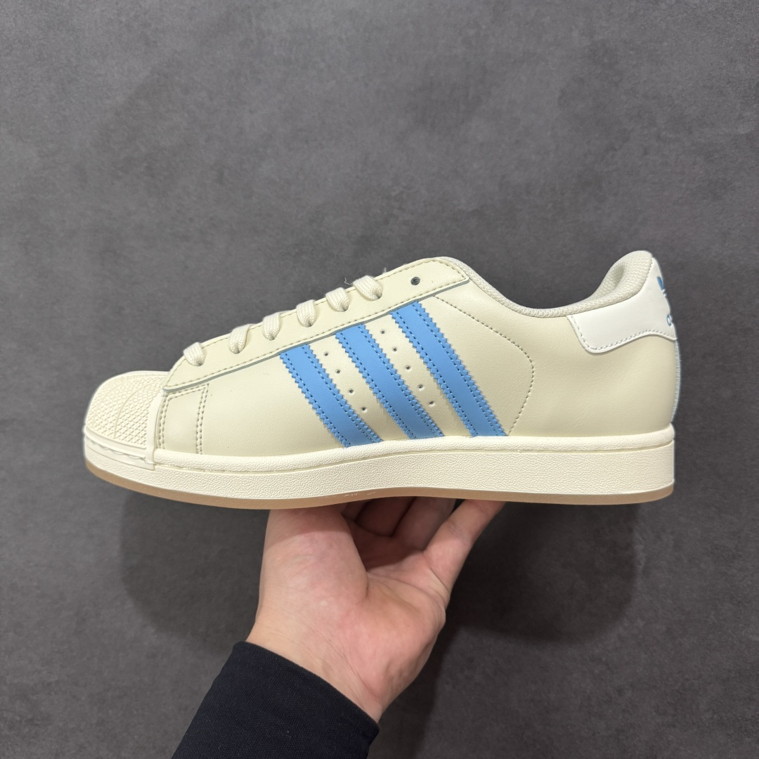 图片[2]-【GX版本】Adidas Originals Superstar II全新配色 贝壳头休闲板鞋 独家控货 平台正单 全鞋百分百原材料 全鞋电脑针车 Logo针车间距针数原版一致 皮料切割冲裁零瑕疵 原鞋一致含胶量大底 原盒中文内外标 大几率过验 不对比市面只对比原鞋 只服务最高端市场 货号：JR1526 尺码：35-45-选品中心