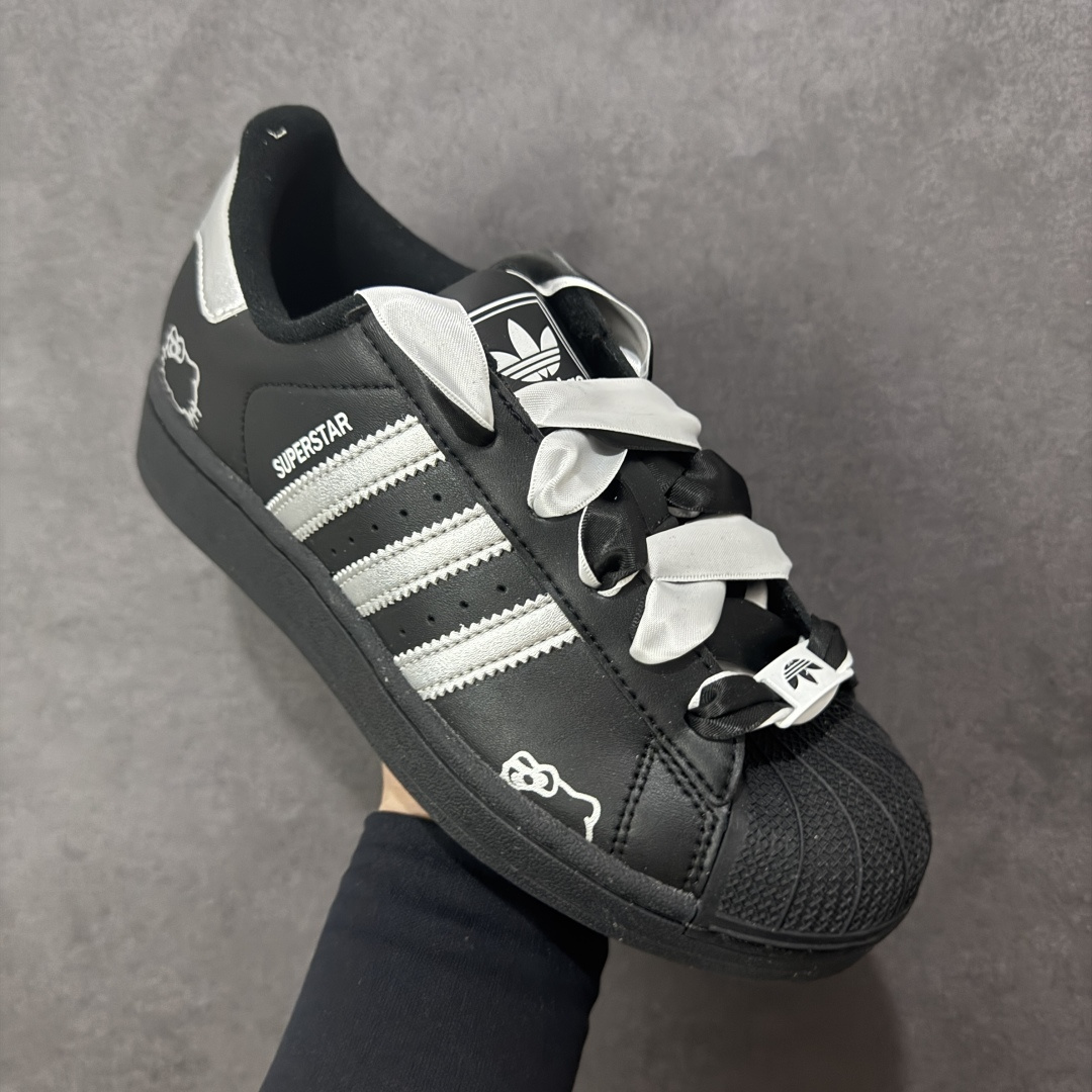 图片[3]-【GX版本】Adidas Originals Superstar II全新配色 贝壳头休闲板鞋 独家控货 平台正单 全鞋百分百原材料 全鞋电脑针车 Logo针车间距针数原版一致 皮料切割冲裁零瑕疵 原鞋一致含胶量大底 原盒中文内外标 大几率过验 不对比市面只对比原鞋 只服务最高端市场 货号：JH9977 尺码：35 36 36.5 37 38 38.5 39 40-选品中心