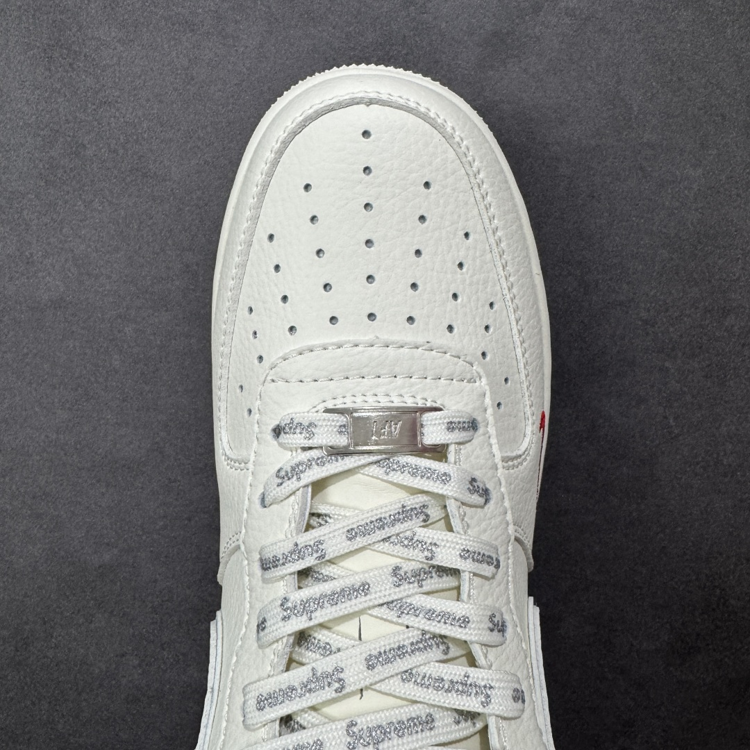 【纯原】NIke Air Force 1 '07 Low “Supreme联名——米白小红勾”空军一号 