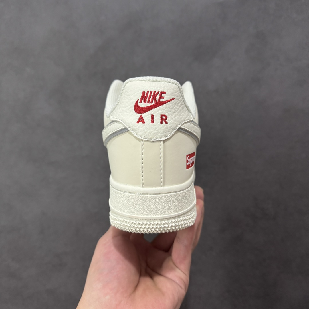 【纯原】NIke Air Force 1 '07 Low “Supreme联名——米白小红勾”空军一号 