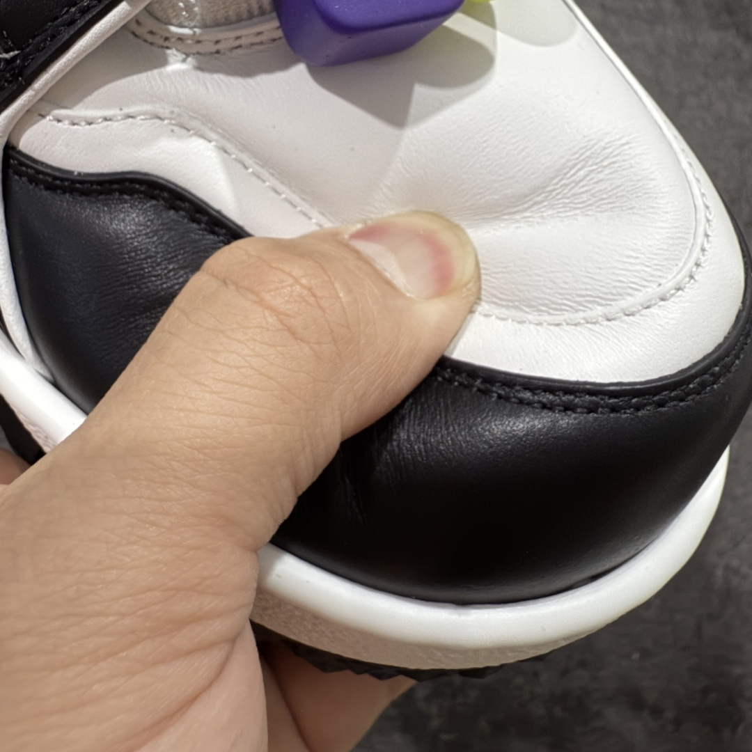 图片[5]-【PK纯原版】Louis Vuitton 路易威登 LV Trainer Maxi 小胖丁系列面包鞋 黑白胖丁 海淘代购同渠道品质 高端零售 外贸充正专供 原版购入开发 ZP级全套包装 完美楦型 正确卡色 大底TPU 质感媲美原版 细节与原版一致 请注意区分市面通货材 尺码：39 40 41 42 43 44 45 46-选品中心