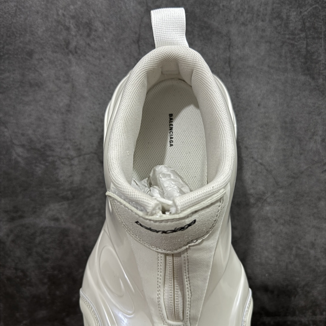 图片[8]-【XA版本】Balenciaga巴黎世家 basketball Sneaker 篮球鞋 圆头拉链 中帮 生活休闲鞋 米白色 原鞋购入 全新开发出品 细节多次较对 原材料制作 酷炫鞋型 类似于喷泡风格 上脚百搭 尺码：36-46-选品中心